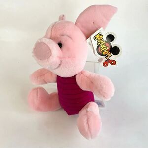 Piglet Winnie the Pooh Vintage Mousketoys Plush Stuffed Disneyland Official Park
